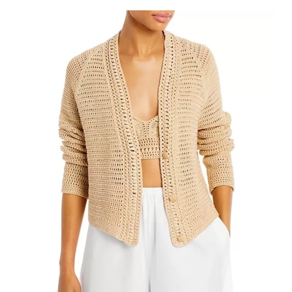 Vince Crochet Cardigan Sweater - Picture 1 of 5